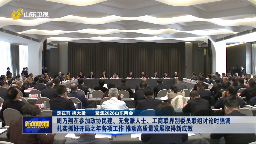 周乃翔在参加政协委员联组讨论时强调 扎实抓好开局之年各项工作 推动高质量发展取得新成效【走在前 挑大梁——聚焦2026山东两会】